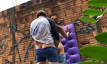 hand in ass of horny young slut