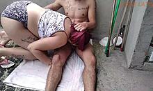 Spying On Stepmother Washing Clothes, Self-Pleasuring, Caught, Unexpected Outcome Part 1 With Lizi Love.