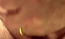 sixty-five year old demonstrates slow motion self-care routine in close-up