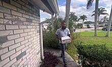 I love watching my sexy latina fuck the mailman passionately