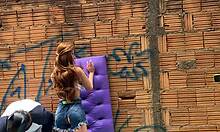 hand in ass of horny young slut