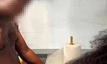 Oh wow, ebony maid caught riding boss's monster cock!