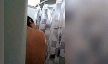 Cute Latina - Showering