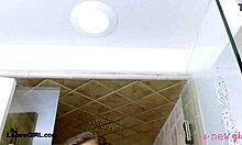 Stunning Brunette Model Took A Shower