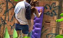 hand in ass of horny young slut