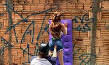 hand in ass of horny young slut