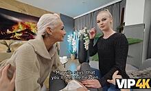 vip4k banged a hot blonde in threesome while her boyfriend cuckolded