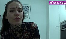 Iranian girl straightens boyfriend's dick with blowjob then rides 😏