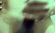 Shy Guy Overcomes Embarrassment While Masturbating in Work Bathroom