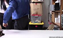 Big Tits Shoplifter Faces LP Officer in Store Encounter