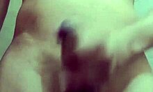 Shy Guy Overcomes Embarrassment While Masturbating in Work Bathroom