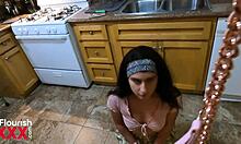 Angeline Red 19yo Step Daughter Strips And Gets Fucked