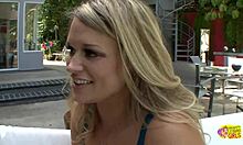 These two lovely lesbian friends enjoyed kissing outside and came inside to finger themselves