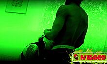 busty girl fucks stranger in dark for adventure