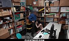 store associate arrests teen in shoplifting suspicion, leading to hardcore fuck.