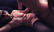 A horny French mature woman indulges in sex and cigarettes on the couch, culminating in a huge cumshot in this full amateur homemade video.