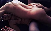 A horny French mature woman indulges in sex and cigarettes on the couch, culminating in a huge cumshot in this full amateur homemade video.