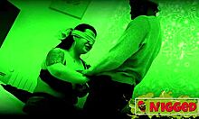 busty girl fucks stranger in dark for adventure