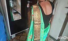 shivani in green saree 😊