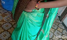 shivani in green saree 😊