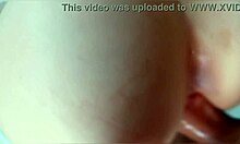 Woman Loves Men's Cocks In Amateur Creampie Shaved Pussy