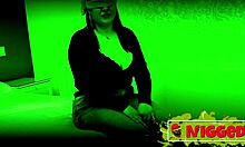 busty girl fucks stranger in dark for adventure