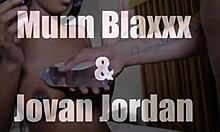 munn blaxxx gets dickfished by jovan jordan in the garage
