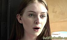 Real Stepmom Gets Jizzed On Her Face!