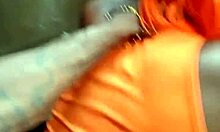 standing doggy african teen takes bbc like a good little slut!