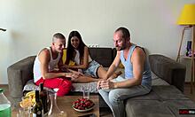 Feeling Crazy in Threesome Party with Katty West