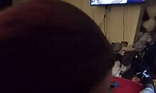 Blow job deep throat by wife