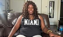 Olympic Athlete Althea Charless Interracial Casting with Big Ass Bent Over