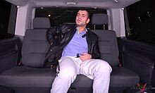 Wild Hot Russian Gets Cum On Ass Before Kicked Out Of Van