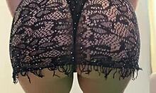 i love watching this beautiful latina dance in lingerie and see-through dress