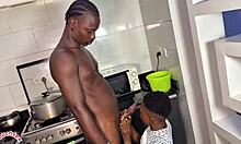 My Little Stepsister Wants First Time in Kitchen, I Give Best Experience