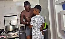 My Little Stepsister Wants First Time in Kitchen, I Give Best Experience