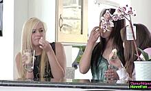 amateur teen 18+ fingered bent over at party 😈