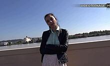 Lovely 19 Years Justine Does First Anal Casting