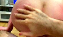 Stepsisters stretching session ended with release on chest