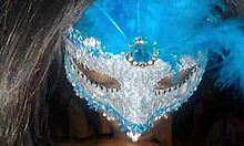 Masked Ebony Gives Blowjob and I Cum in Her Mouth?