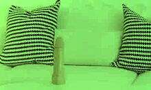 fine dildo fight with hot teen pussy 😏