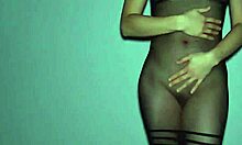 hot milf stepmom rubs cock with hairy pussy