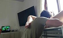 Big Ass Blonde Gets Fucked In The Kitchen