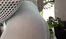 joanfantasy plays with her creamy pussy in light blue lingerie