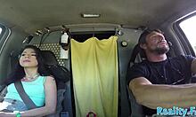 Tiny petite teen hitchhiker rides cock cowgirl for free ride