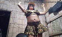 Busty Stepmother in Military Lingerie Fantasizes Sensually