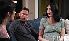 Anna De Ville And Charlotte Sins Satisfy Seth Gamble's Pregnant Cravings