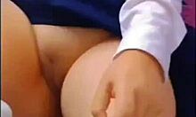 Professor Rubs Schoolgirl's Pussy Then Penetrates Her Tight Ass