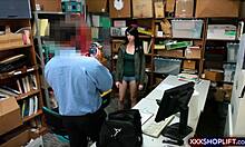 Teen Shoplifter Offers Blowjob And Fuck After Caught