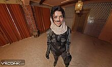 Hey, Chani in her uniform rides Atreides' huge cock in this Dune parody! 😏